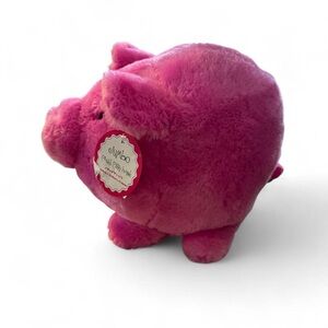 New Pink Jumbo Plush piggy bank
